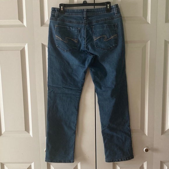 Lee perfect fit jeans, women’s 12S just below the waist dark stone washed - Picture 2 of 10